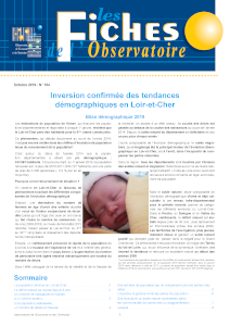 Bilan Demographique 2019